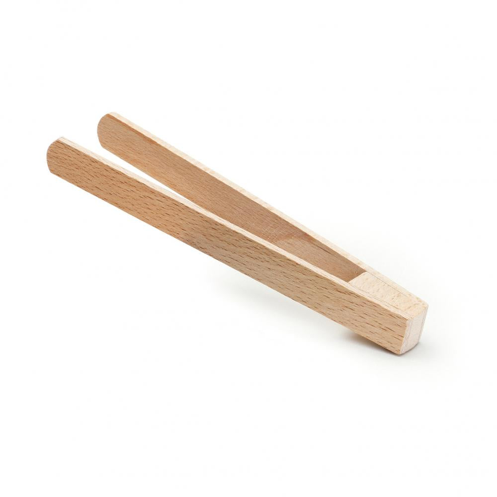 Würstchenzange aus Holz Kaufladen