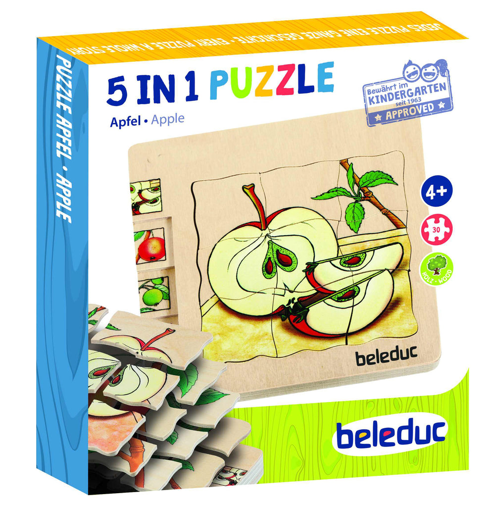 Lagenpuzzel Apfel Beleduc