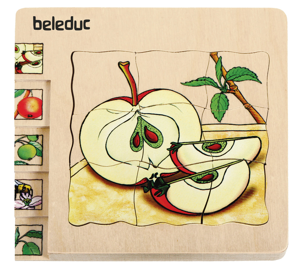 Lagenpuzzel Apfel Beleduc