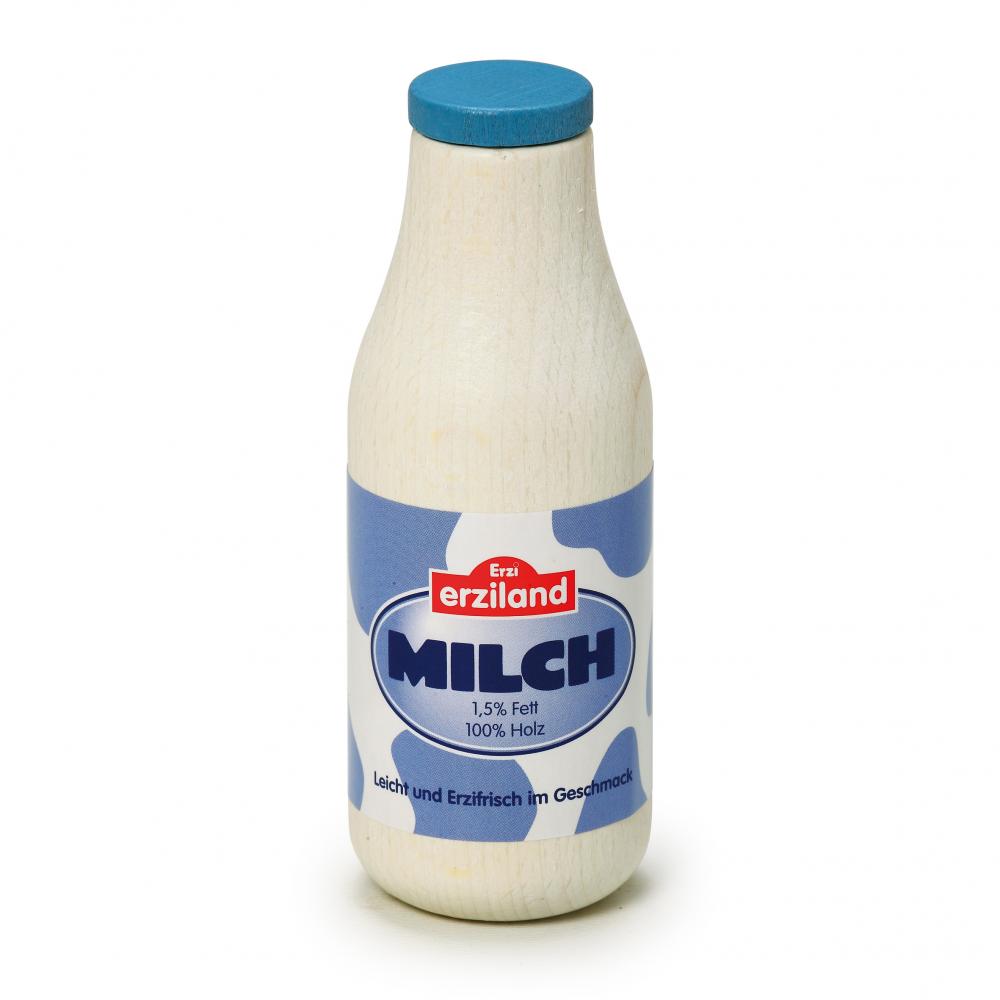 Milchflasche Holzfigur