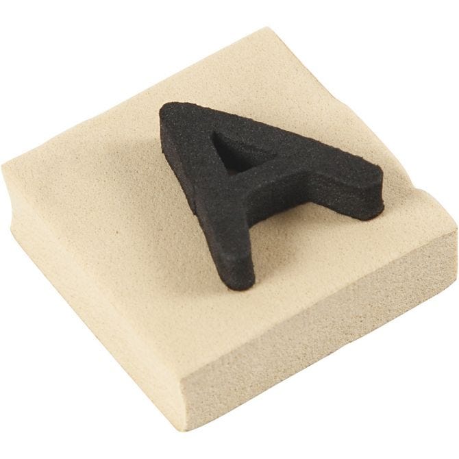 Schaumstoff-Stempel, Größe 3x3 cm A