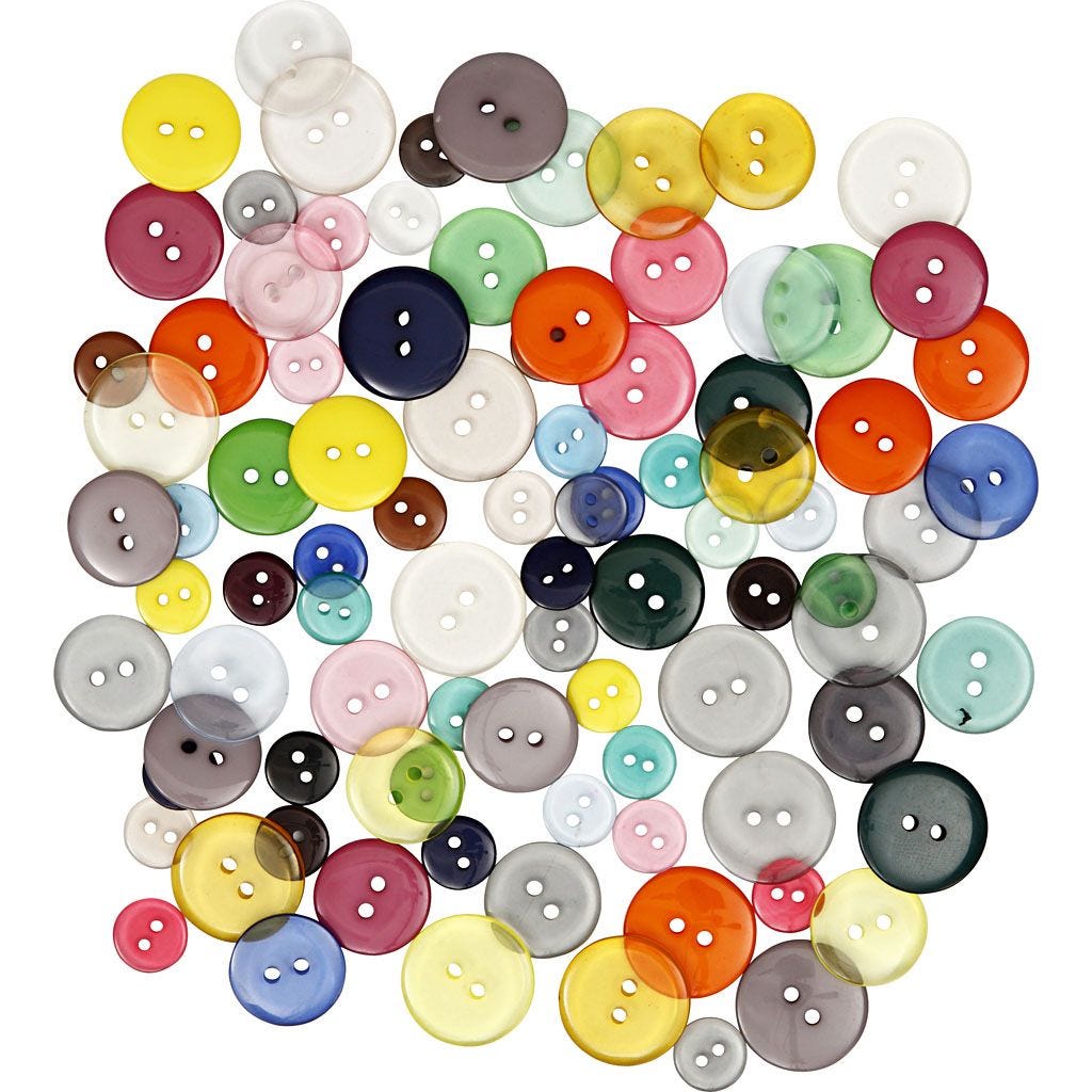 Knöpfe Mix bunt