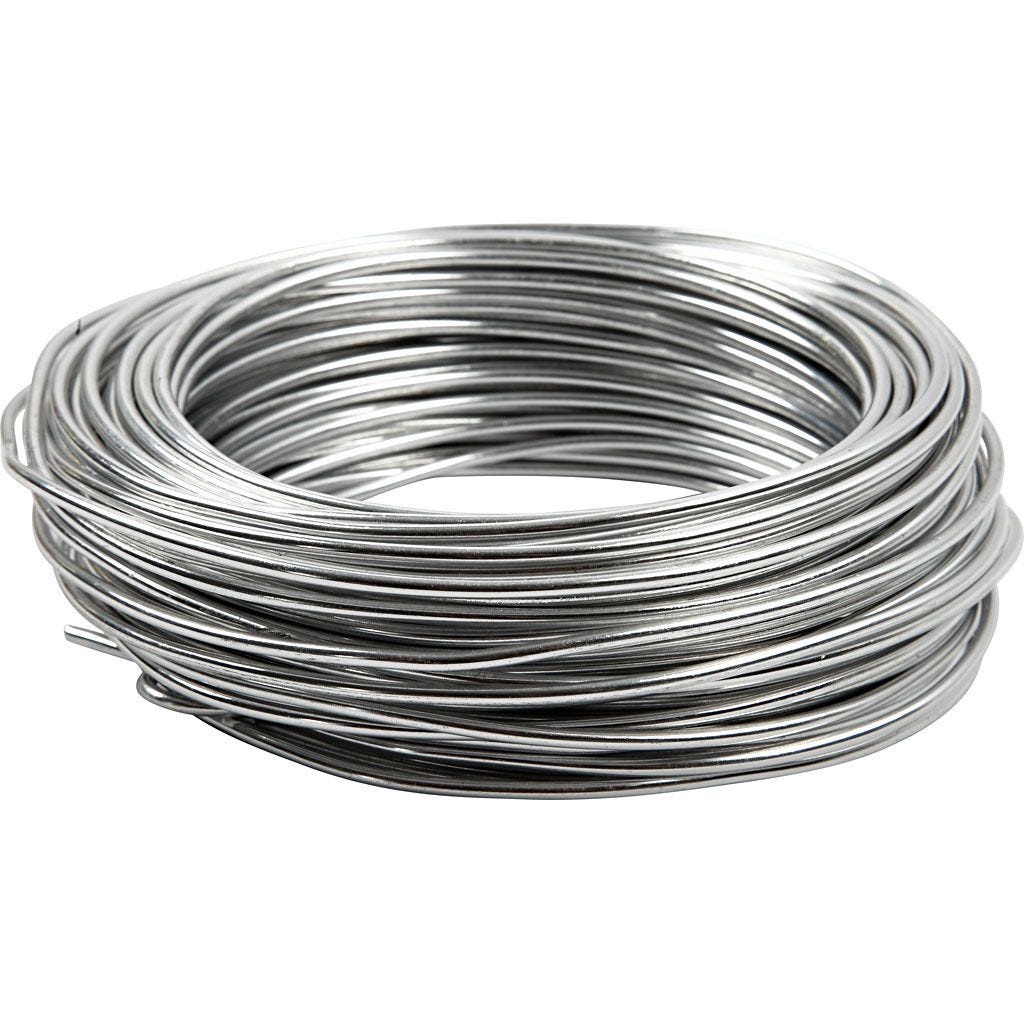 Aludraht 3mm Silber Kindergartenbedarf