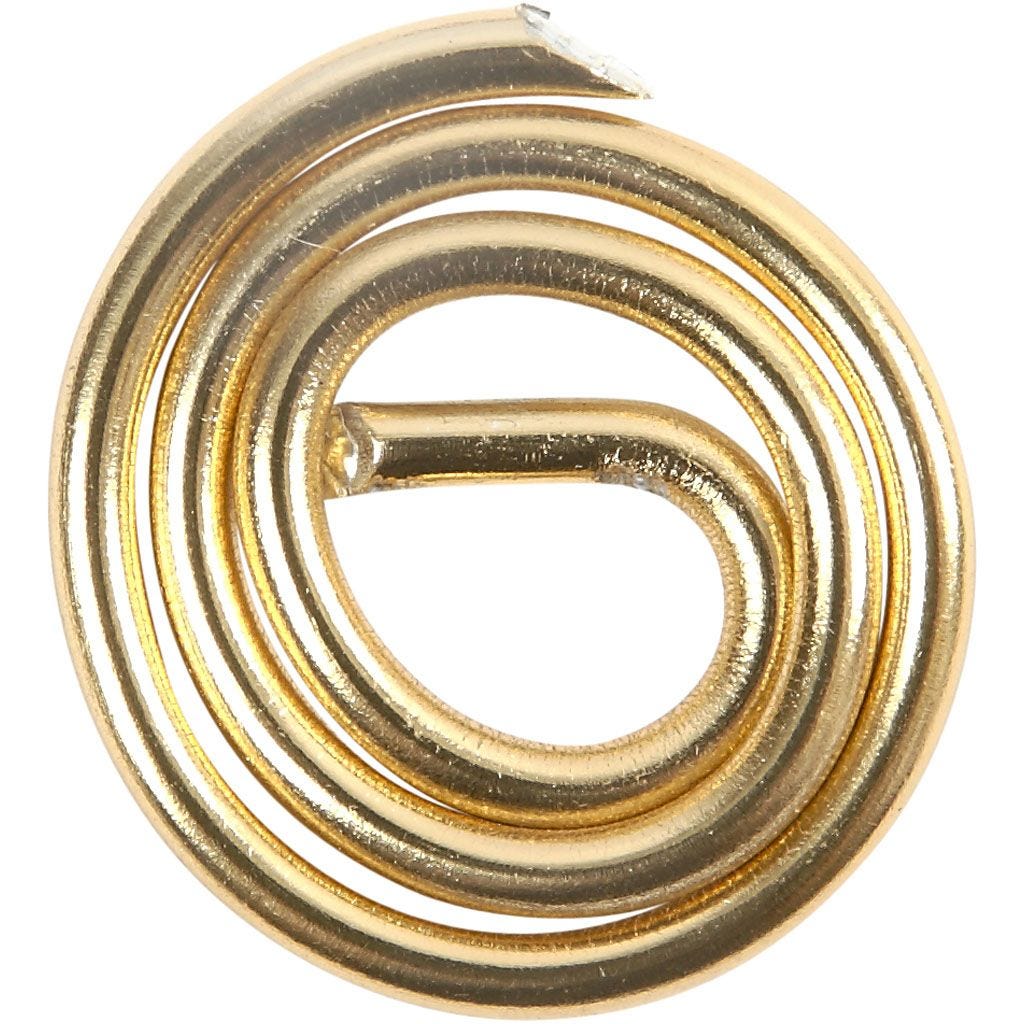 Aludraht 2mm Gold Kindergartenbedarf