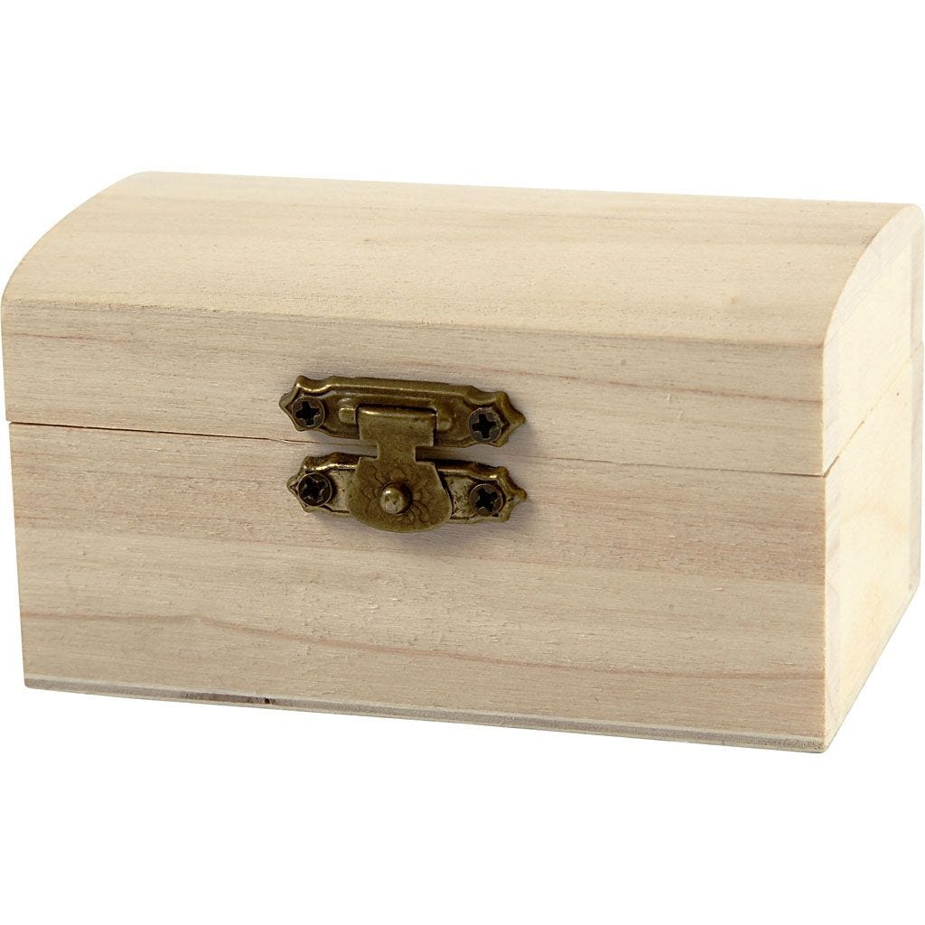 Schatzkiste 9x5, 2x4, 9 cm Holz