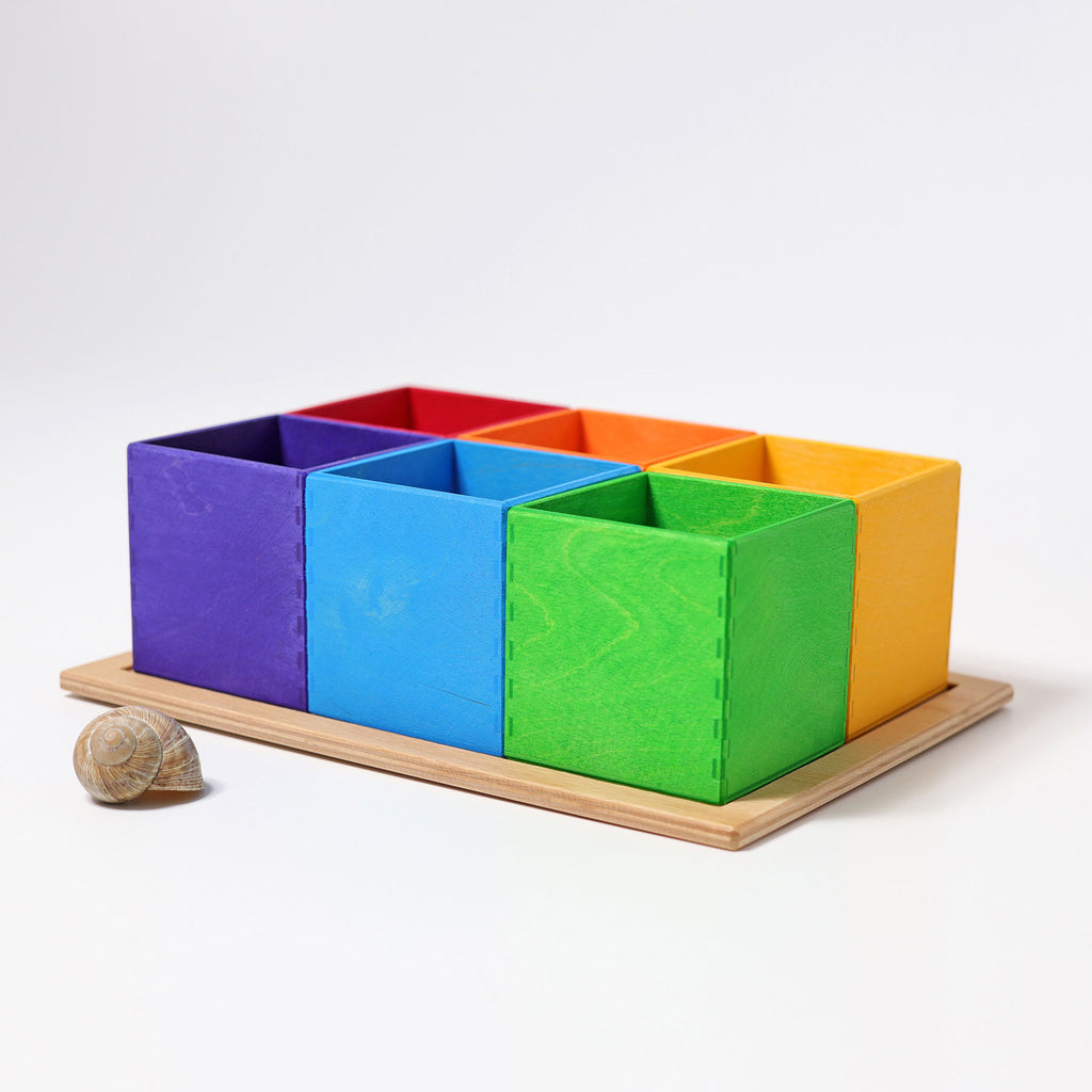 Holzkiste Sortierhilfe Kindergartenbedarf