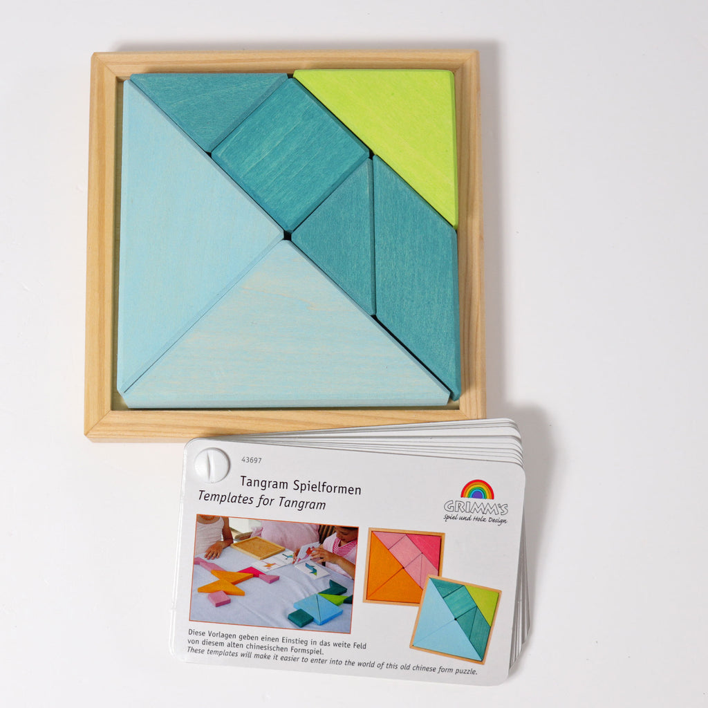 Tangram inkl. Vorlage Holz