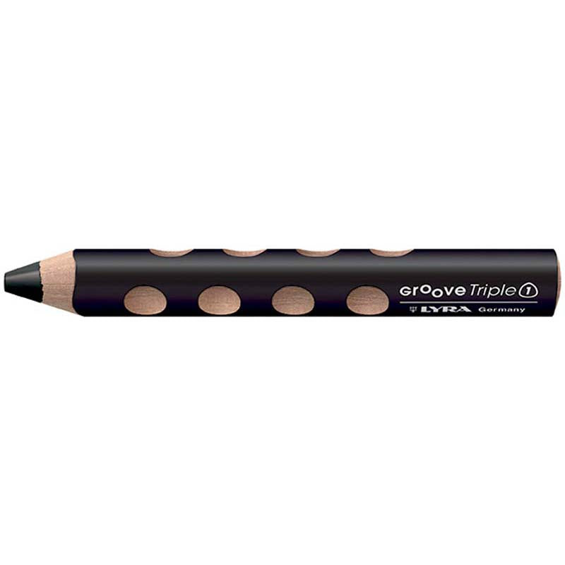 Buntstift Triple 1 Groove Schwarz