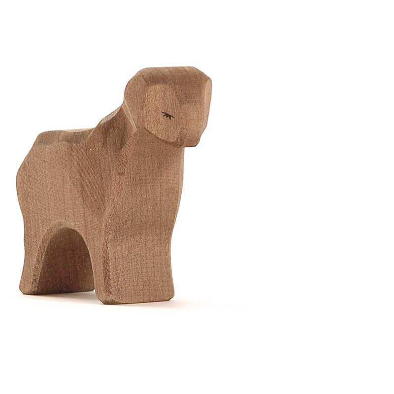 Schaf stehend braun Holzfigur