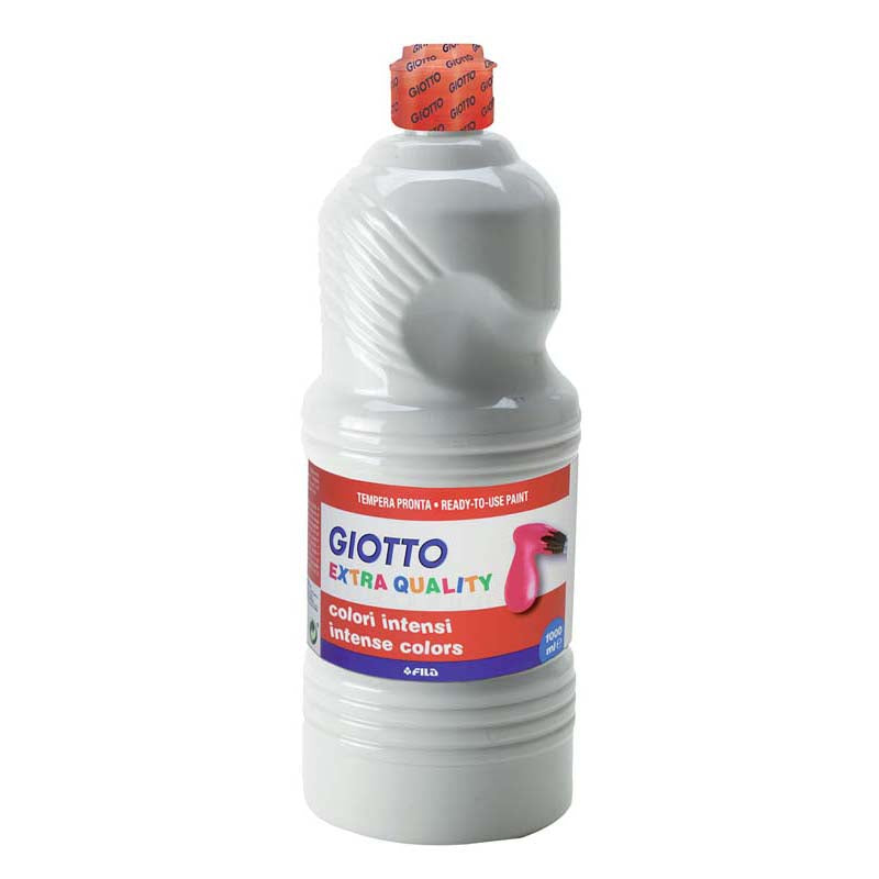 Giotto Elios Temperafarbe Schwarz – 1000ml, Waschbare Gouache Für Kinder & Künstler