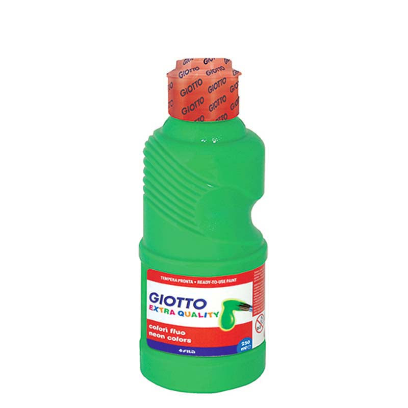 Giotto Temperafarbe – Veronesisch Grün – 6 Tuben à 21 Ml – Für Papier, Karton, Holz – Gebrauchsfertig