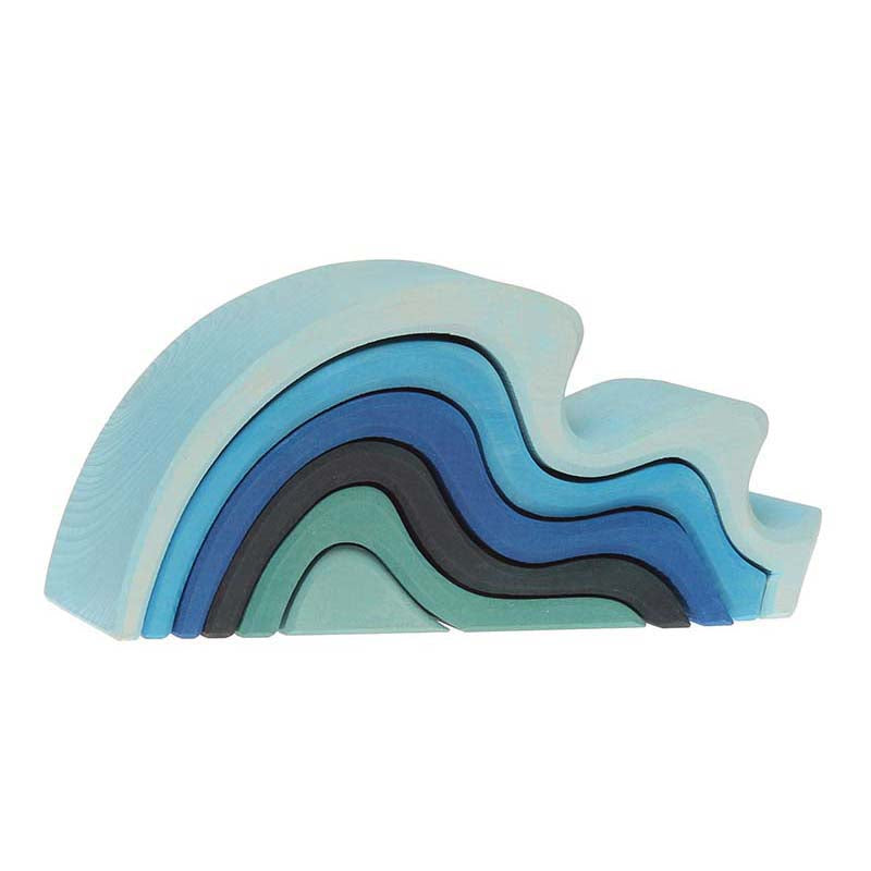 Wasserwellen Holz