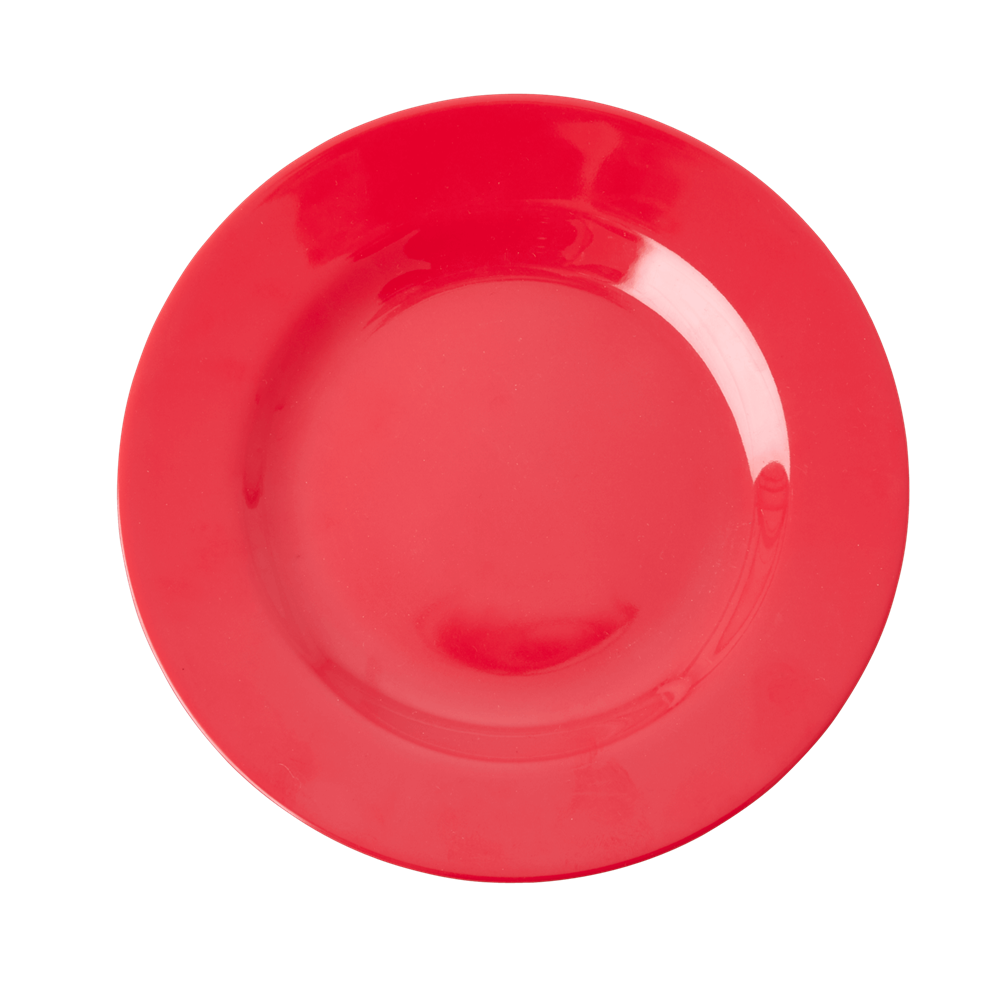 Melamin Beilagenteller Rot