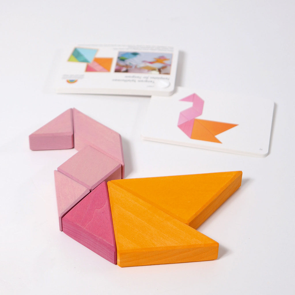 Tangram inkl. Vorlage Holz