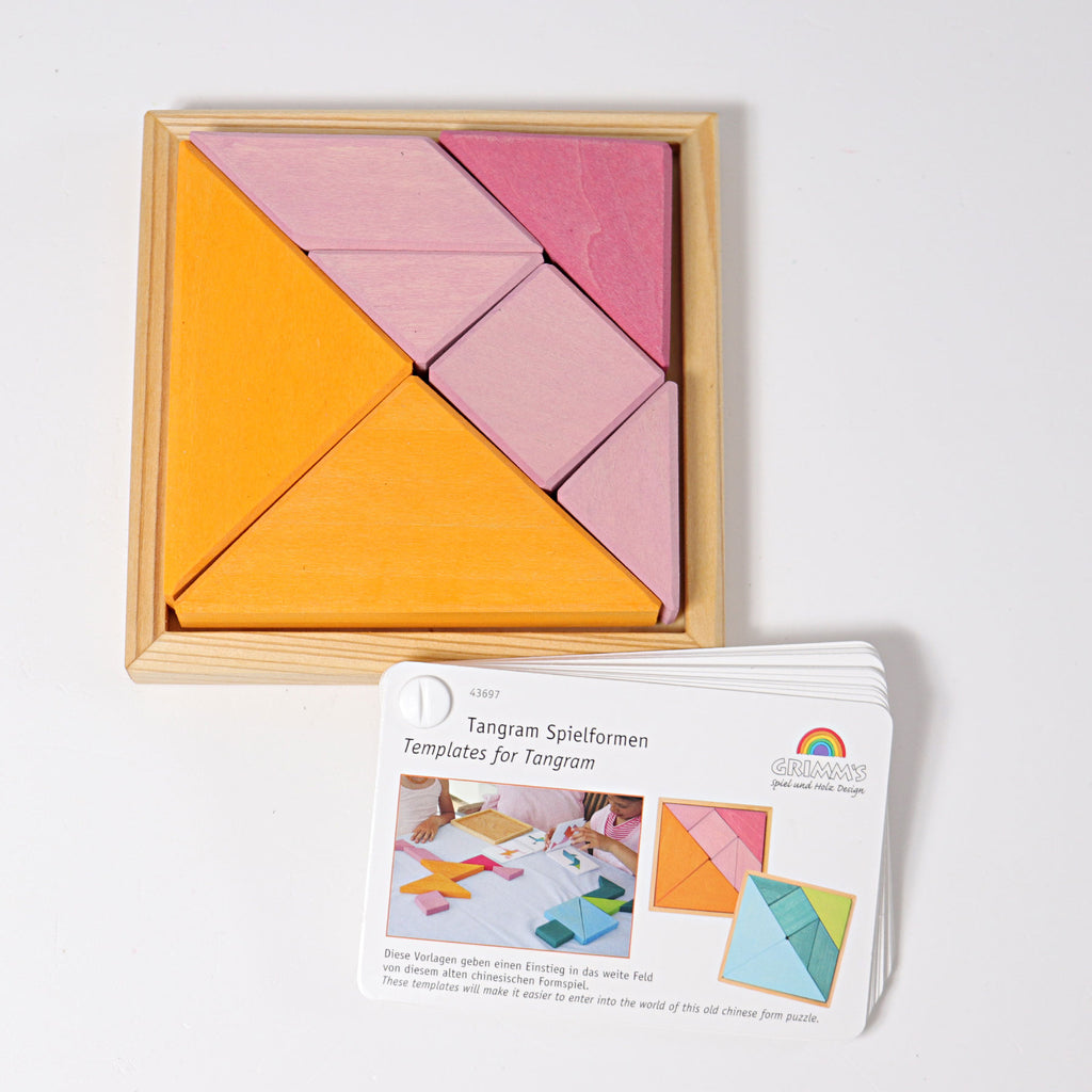 Tangram inkl. Vorlage Holz