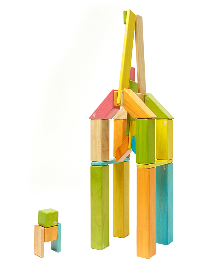 Magnetholzbausteine 42 Teile Haus